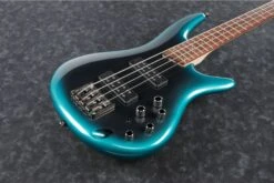 Ibanez Standard SR300E 4-String Bass Guitar, Cerulean Aura Burst -Faders Music Store ibanez standard sr300e 4 string bass guitar cerulean aura burst hoshino 445462