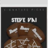 Ibanez Steve Vai Signature Guitar Picks, Rubber Grip, Brown (6PCS) -Faders Music Store ibanez steve vai signature guitar picks rubber grip brown 6pcs hoshino 596913