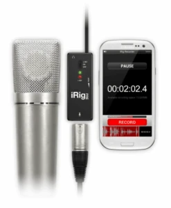 IRig Pre XLR Microphone Interface For IOS And Android -Faders Music Store irig pre xlr microphone interface for ios and android hal leonard 642205
