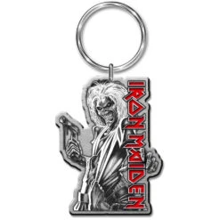 IRON MAIDEN KEYCHAIN: KILLERS (ENAMEL IN-FILL)