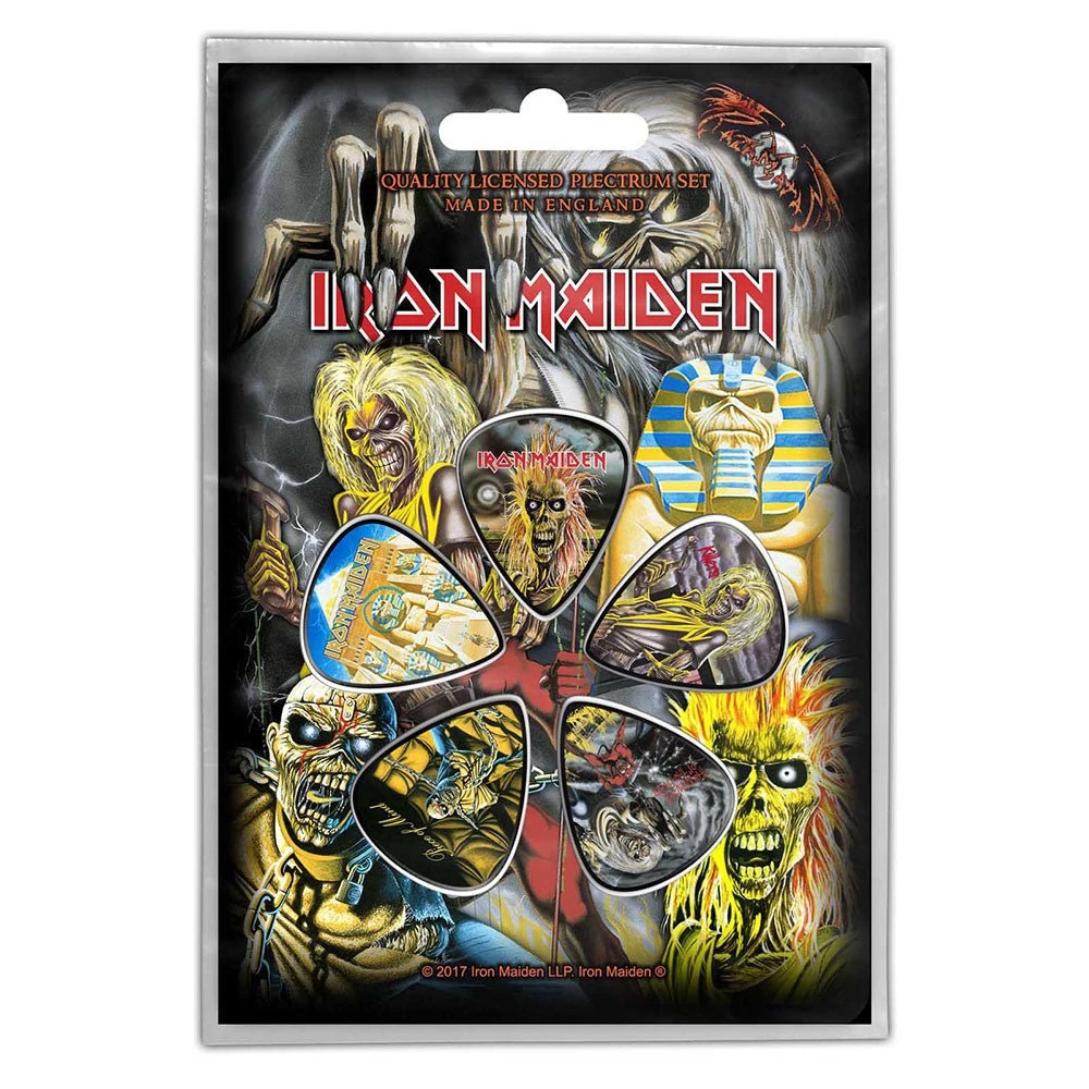 IRON MAIDEN PLECTRUM PACK: EARLY ALBUMS 1 IRON MAIDEN PLECTRUM PACK: EARLY ALBUMS