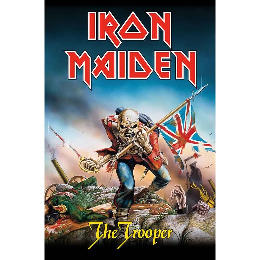 Iron Maiden Textile Poster The Trooper 1 Iron Maiden Textile Poster The Trooper
