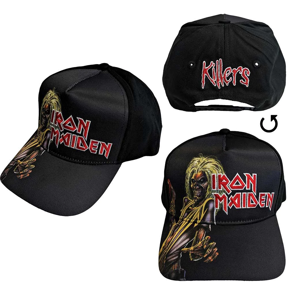 IRON MAIDEN UNISEX BASEBALL CAP: KILLERS 1 IRON MAIDEN UNISEX BASEBALL CAP: KILLERS