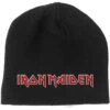 IRON MAIDEN UNISEX BEANIE HAT: LOGO