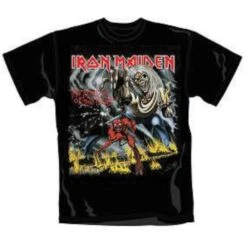 IRON MAIDEN UNISEX TEE: NUMBER OF THE BEAST
