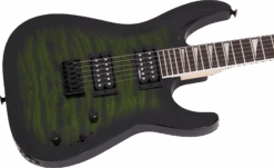 Jackson JS Series Dinky™ Arch Top JS32Q DKA HT, Amaranth Fingerboard, Transparent Green Burst -Faders Music Store jackson js series dinky arch top js32q dka ht amaranth fingerboard transparent green burst fmic 525676