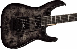 Jackson JS Series Dinky® JS32 DKAP, Amaranth Fingerboard, Transparent Black -Faders Music Store jackson js series dinky js32 dkap amaranth fingerboard transparent black fmic 103871