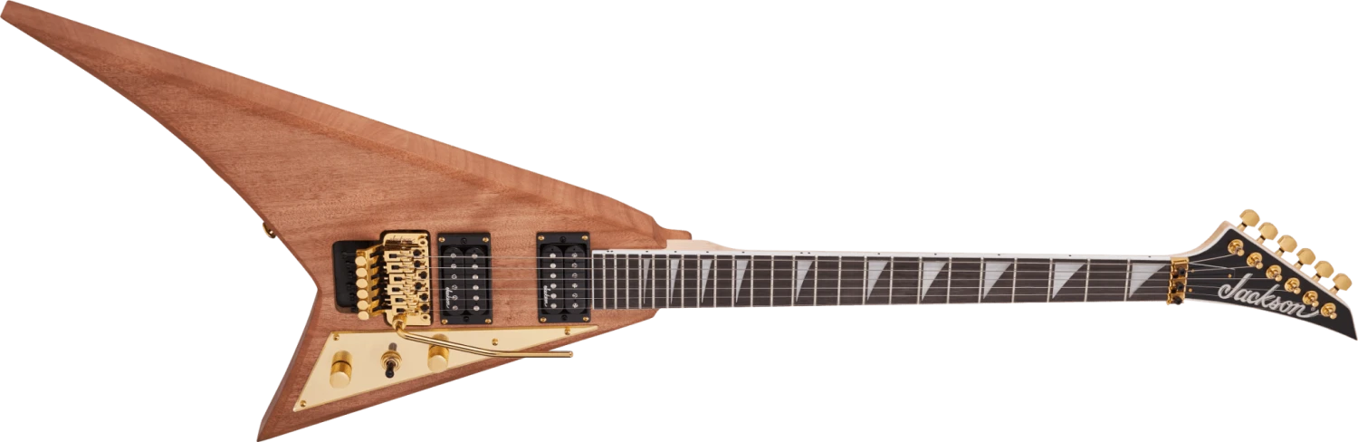 Jackson JS Series Rhoads MAH JS32, Amaranth Fingerboard, Natural 4 Jackson JS Series Rhoads MAH JS32, Amaranth Fingerboard, Natural - Image 4