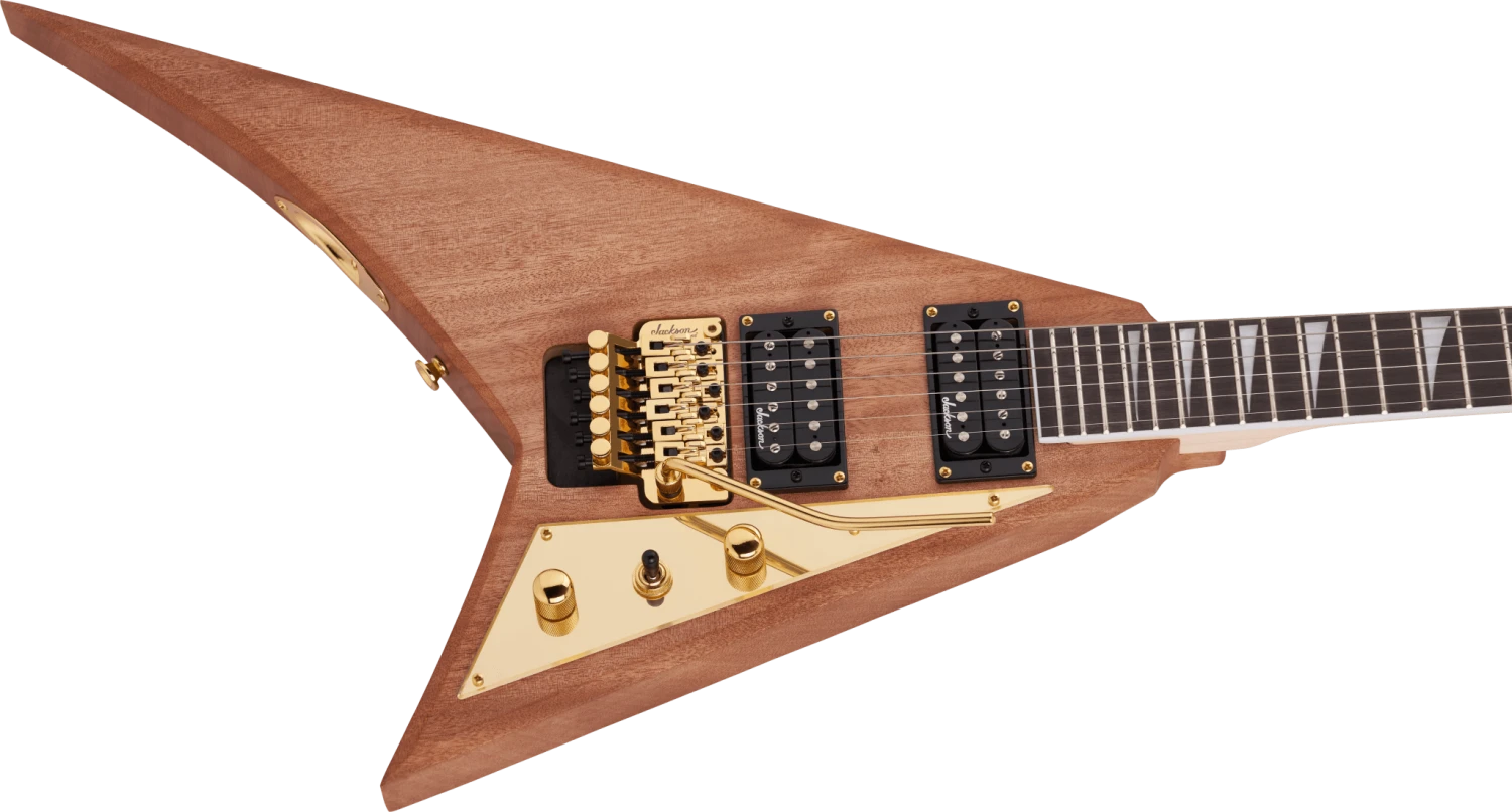 Jackson JS Series Rhoads MAH JS32, Amaranth Fingerboard, Natural 5 Jackson JS Series Rhoads MAH JS32, Amaranth Fingerboard, Natural - Image 5