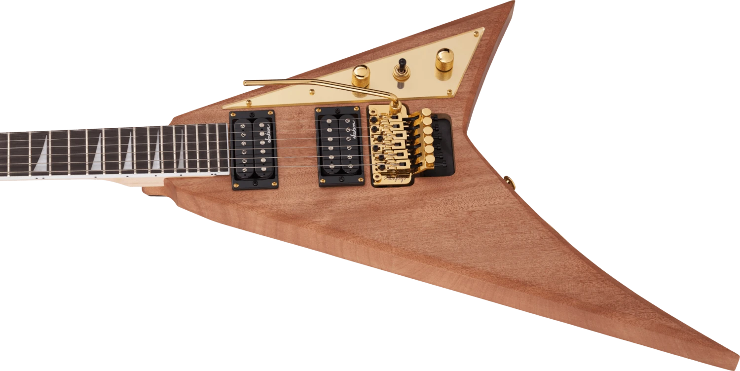 Jackson JS Series Rhoads MAH JS32, Amaranth Fingerboard, Natural 6 Jackson JS Series Rhoads MAH JS32, Amaranth Fingerboard, Natural - Image 6
