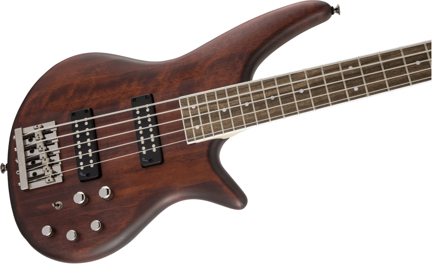 Jackson JS Series Spectra 5 String Bass JS3V, Laurel Fingerboard, Walnut Stain 3 Jackson JS Series Spectra 5 String Bass JS3V, Laurel Fingerboard, Walnut Stain - Image 3