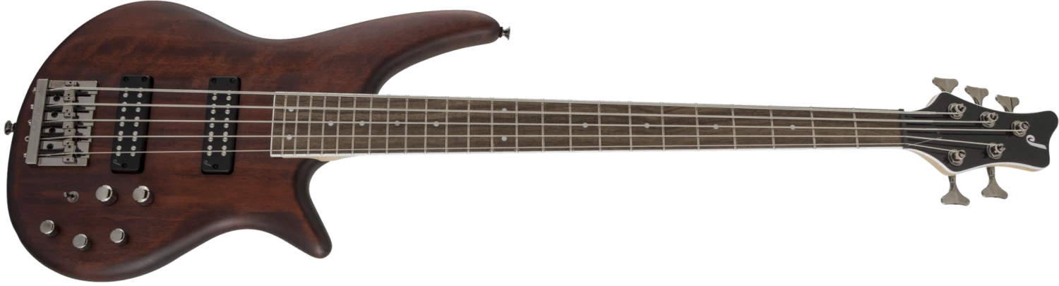 Jackson JS Series Spectra 5 String Bass JS3V, Laurel Fingerboard, Walnut Stain 4 Jackson JS Series Spectra 5 String Bass JS3V, Laurel Fingerboard, Walnut Stain - Image 4