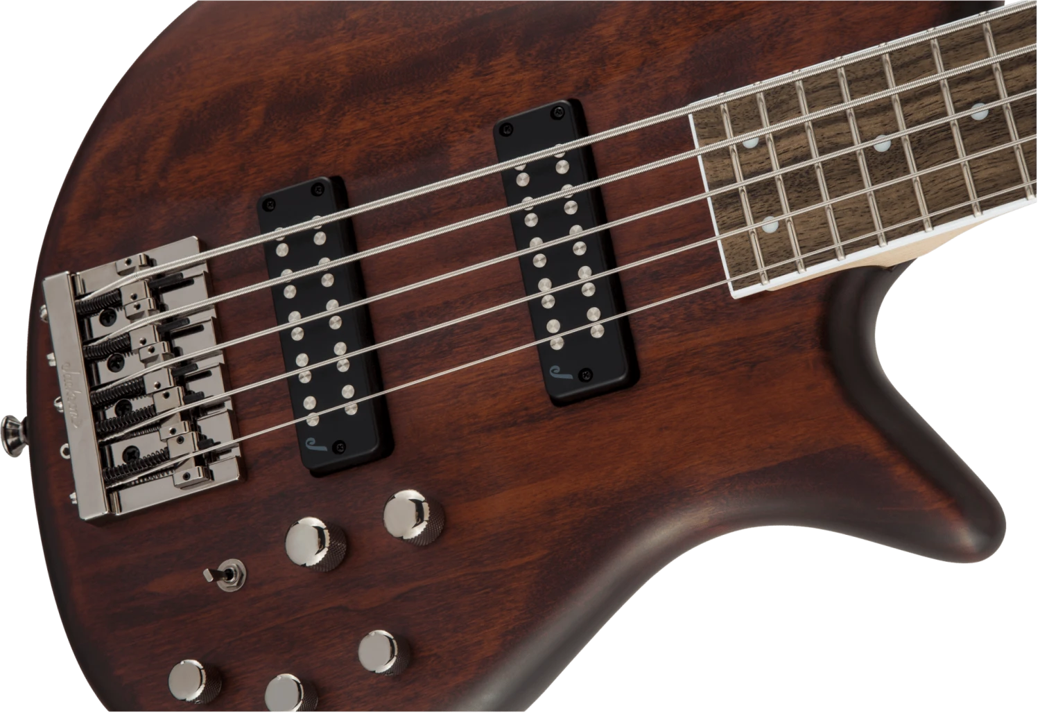Jackson JS Series Spectra 5 String Bass JS3V, Laurel Fingerboard, Walnut Stain 2 Jackson JS Series Spectra 5 String Bass JS3V, Laurel Fingerboard, Walnut Stain - Image 2