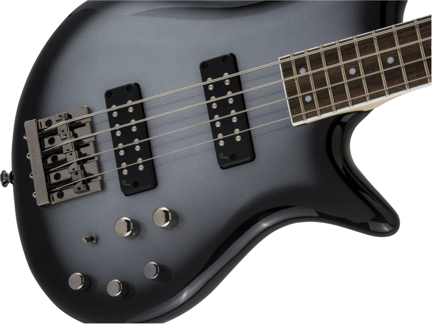Jackson JS Series Spectra Bass JS3, Laurel Fingerboard, Silverburst 2 Jackson JS Series Spectra Bass JS3, Laurel Fingerboard, Silverburst - Image 2