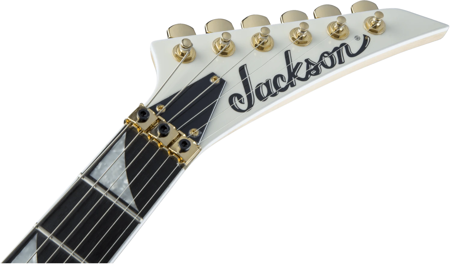 Jackson Pro Series Rhoads RR3, Ebony Fingerboard, Ivory With Black Pinstripes 4 Jackson Pro Series Rhoads RR3, Ebony Fingerboard, Ivory With Black Pinstripes - Image 4