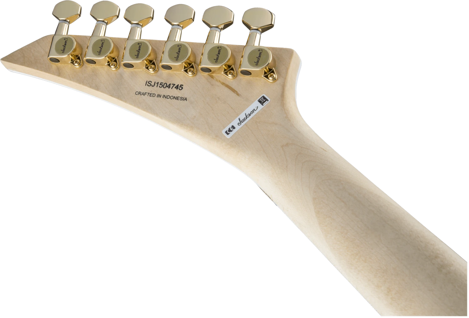 Jackson Pro Series Rhoads RR3, Ebony Fingerboard, Ivory With Black Pinstripes 5 Jackson Pro Series Rhoads RR3, Ebony Fingerboard, Ivory With Black Pinstripes - Image 5