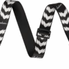 Jackson® Strap With Double V Pattern, Black And White 3 Jackson® Strap With Double V Pattern, Black And White -Faders Music Store jackson strap with double v pattern black and white fmic 447885