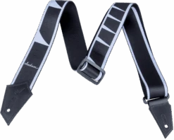 Jackson® Strap With Sharkfin Inlay Pattern, Black/White