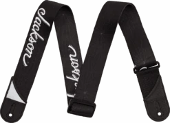 Jackson® White Logo Strap, Black, 2"