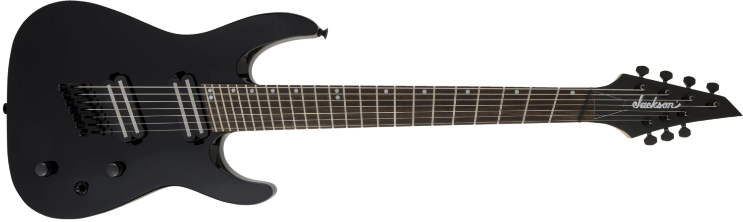 Jackson X Series Dinky® Arch Top DKAF7 MS, Laurel Fingerboard, Multi-Scale, Gloss Black 1 Jackson X Series Dinky® Arch Top DKAF7 MS, Laurel Fingerboard, Multi-Scale, Gloss Black