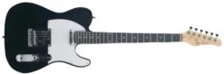 Jay Turser TL Style Lightweight Solid Body Electric Guitar, Black 7 Jay Turser TL Style Lightweight Solid Body Electric Guitar, Black -Faders Music Store jay turser tl style lightweight solid body electric guitar black coast music 811791