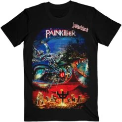 JUDAS PRIEST UNISEX T-SHIRT: PAINKILLER