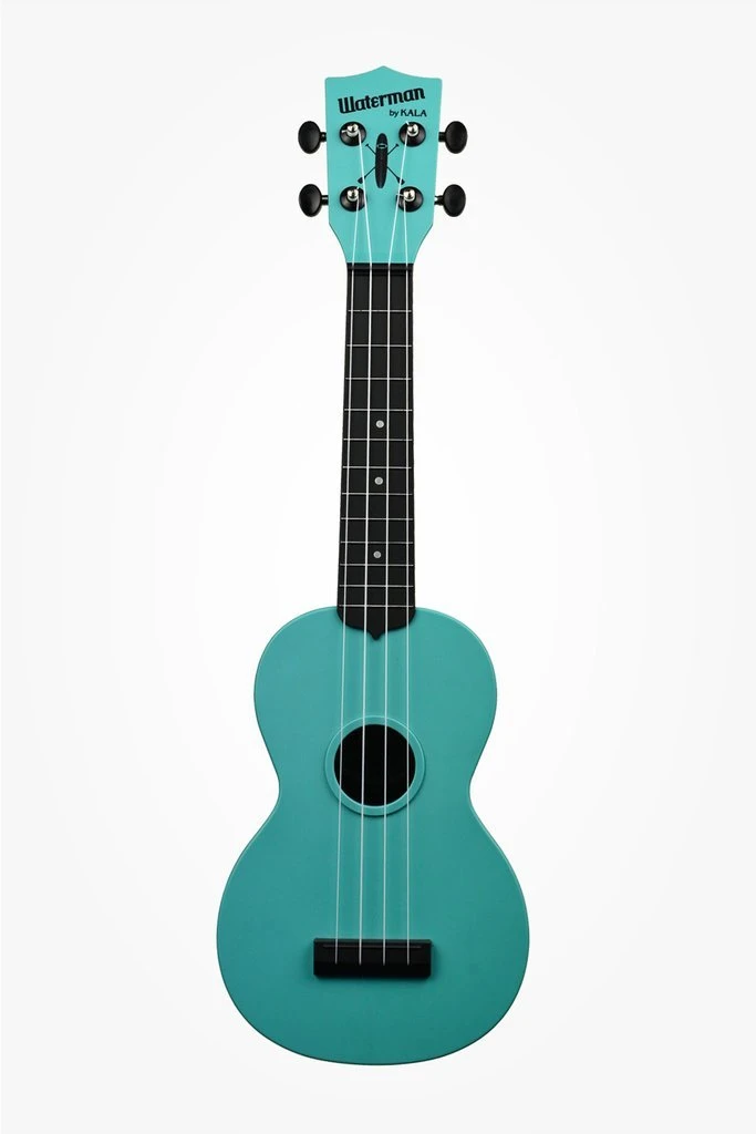 KALA Glow-In-The-Dark Aqua Matte Soprano Ukulele 1 KALA Glow-In-The-Dark Aqua Matte Soprano Ukulele