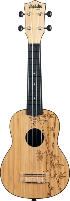 KALA Soprano Ukadelic Wood Top Series Bamboo