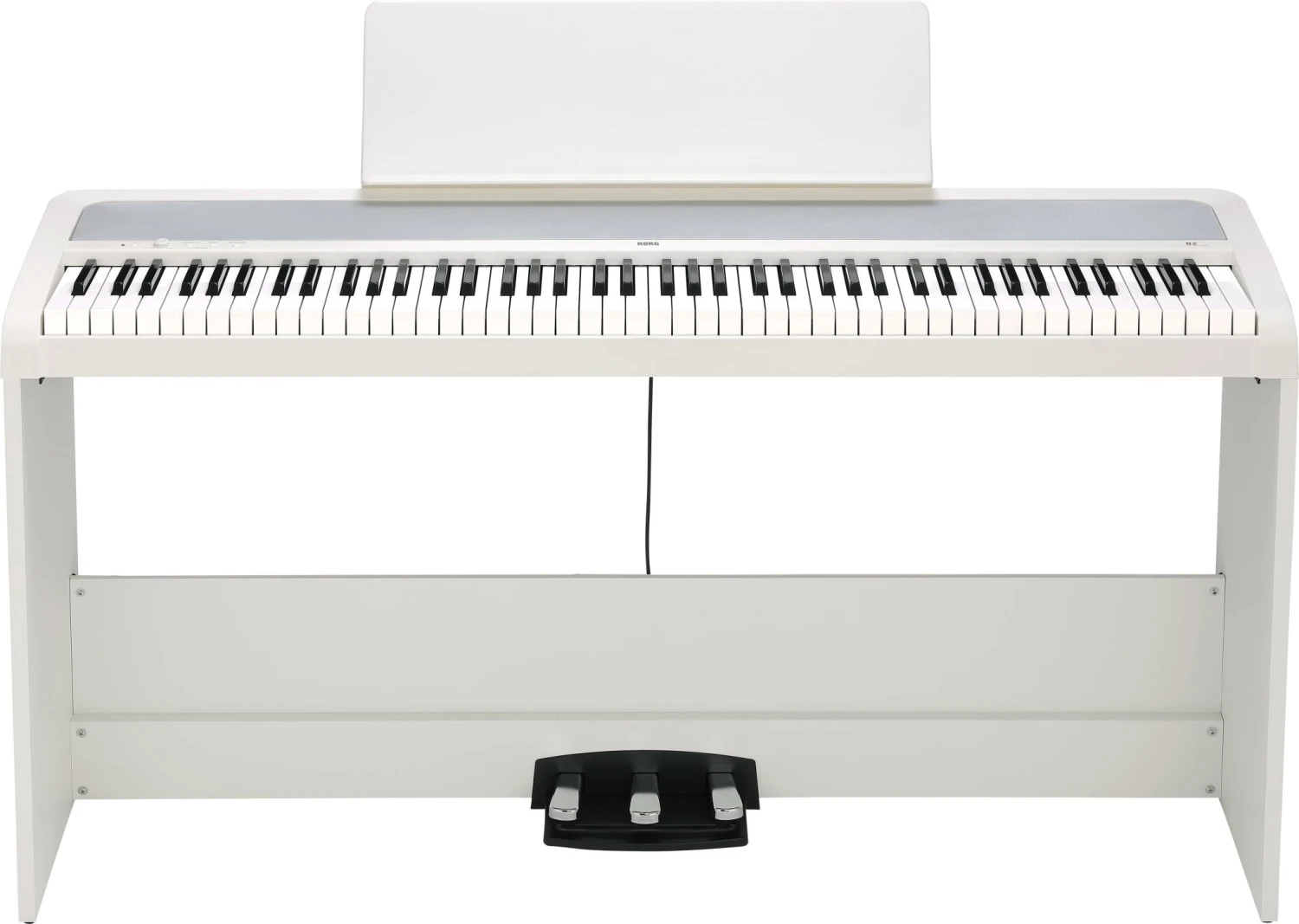 Korg 88 Key Hammer Action Stage Piano With Stand / Pedal Included, White (B2SPWH) 2 Korg 88 Key Hammer Action Stage Piano With Stand / Pedal Included, White (B2SPWH) - Image 2