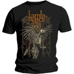 LAMB OF GOD UNISEX T-SHIRT: CROW