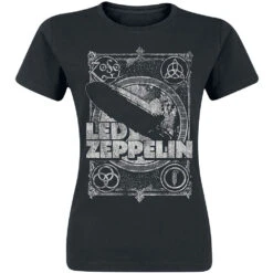 LED ZEPPELIN LADIES TEE: VINTAGE PRINT LZ1