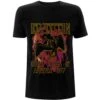 LED ZEPPELIN UNISEX TEE: BLACK FLAMES -Faders Music Store led zeppelin unisex tee black flames rock off trade 831874