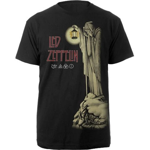 LED ZEPPELIN UNISEX TEE: HERMIT 1 LED ZEPPELIN UNISEX TEE: HERMIT