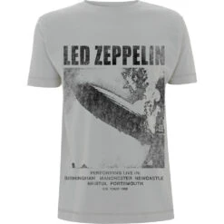 LED ZEPPELIN UNISEX TEE: UK TOUR '69 LZ1.