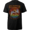 LED ZEPPELIN UNISEX TEE: USA TOUR '75. -Faders Music Store led zeppelin unisex tee usa tour 75 rock off trade 818503