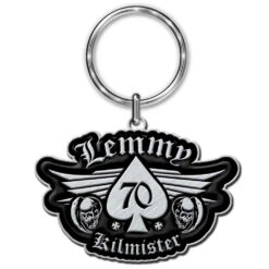 LEMMY KEYCHAIN: 70 (DIE-CAST RELIEF)