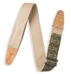 Levy's 2" Hemp Webbing Guitar Strap With Ink Printed -Faders Music Store levys 2 hemp webbing guitar strap with ink printed levys leathers 636398