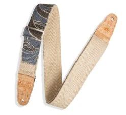 Levy's 2" Hemp Webbing Guitar Strap With Ink Printed
