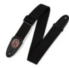 Levy's 2" Signature Series Soft-Hand Polypropylene Guitar Strap, Black