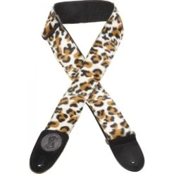 Levy's Faux Fur Guitar Strap, Lynx