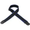 Levy's Guitar Strap, Black/Blue 5 Levy's Guitar Strap, Black/Blue -Faders Music Store levys guitar strap blackblue levys leathers 522912