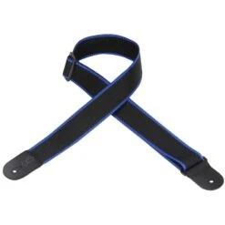 Levy's Guitar Strap, Black/Blue