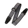 LEVY'S Print Series Guitar Strap, Checkered 2 LEVY'S Print Series Guitar Strap, Checkered -Faders Music Store levys print series guitar strap checkered levys leathers 511607