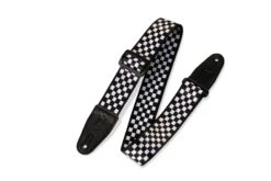 LEVY'S Print Series Guitar Strap, Checkered