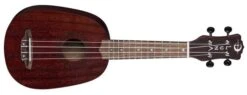 Unknown Luna Ukulele Vintage Mahogany Pineapple - Red Satin