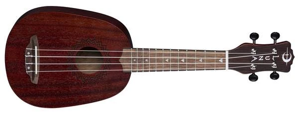 Unknown Luna Ukulele Vintage Mahogany Pineapple - Red Satin 1 Unknown Luna Ukulele Vintage Mahogany Pineapple - Red Satin