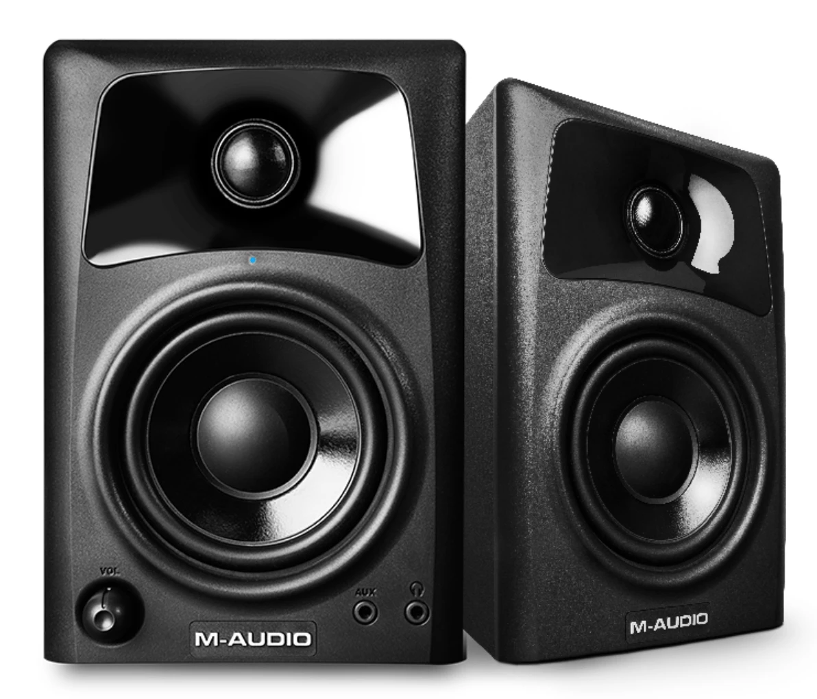 M-Audio AV32 Compact Desktop Speakers For Professional Media Creation 1 M-Audio AV32 Compact Desktop Speakers For Professional Media Creation