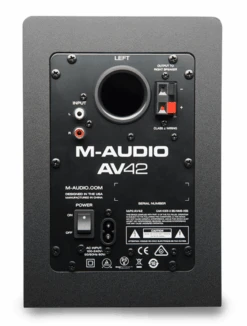 M-Audio AV42 Desktop Speakers For Professional Media Creation 7 M-Audio AV42 Desktop Speakers For Professional Media Creation -Faders Music Store m audio av42 desktop speakers for professional media creation inmusic 118289