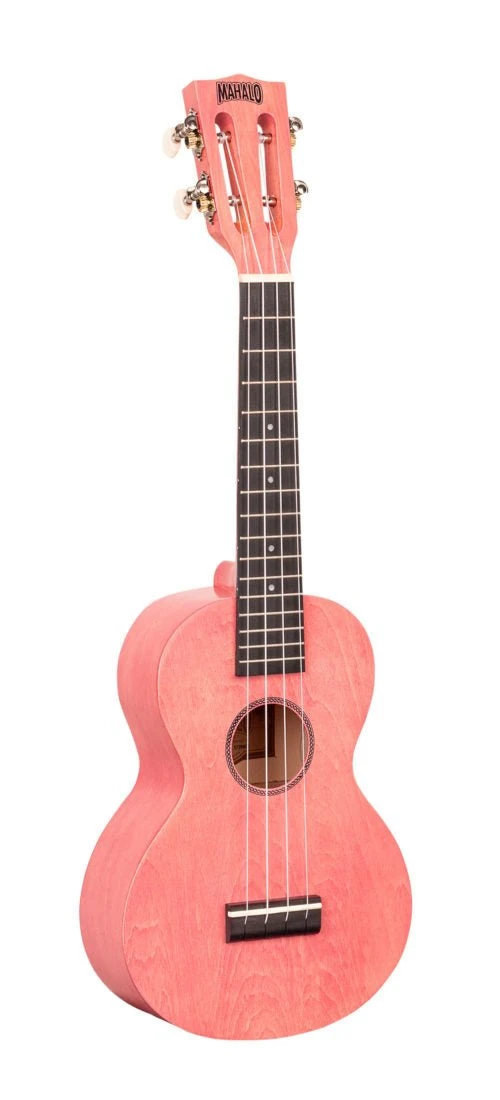 Mahalo Ukuleles Island Series Concert Ukulele, Coral Pink 1 Mahalo Ukuleles Island Series Concert Ukulele, Coral Pink