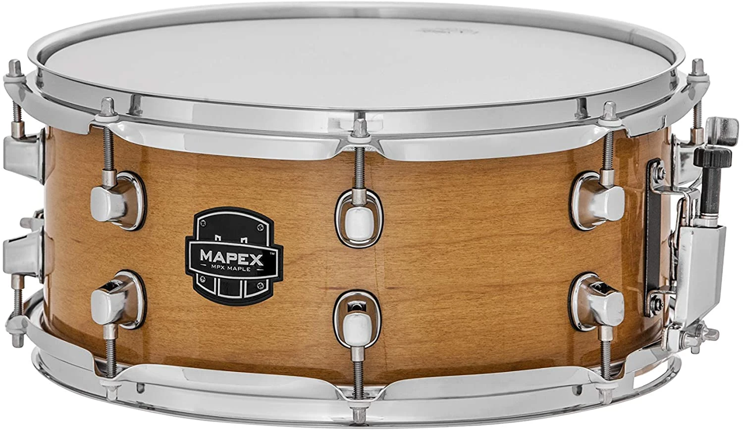Mapex MPX Maple Snare Drum, Gloss Natural 1 Mapex MPX Maple Snare Drum, Gloss Natural